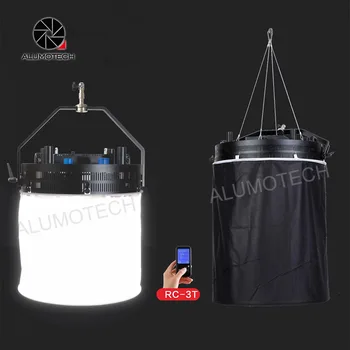

Alumotech 1600W Led Muli-color 3000K~8000K Led Space Light Sky LightingLantern Light With Remote For Photography Video Sudio