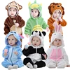 Baby Boy Girls Animal Cosplay Rompers Toddler Carnival Halloween Outfits Boys Panda Costume For Girls Jumpsuits Infant Clothes ► Photo 1/6