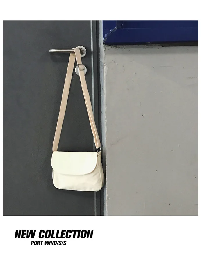 Children Autumn And Winter Canvas Bag Women's Literature And Art Hipster Over-the-shoulder Bag South Korea College Style Simple
