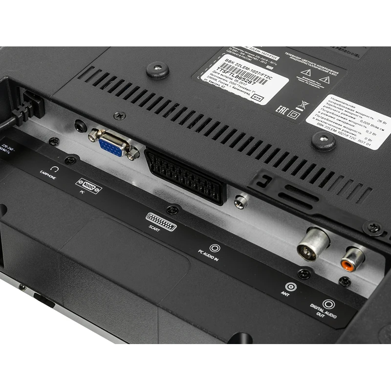 Телевизор LED BBK 22" 22LEM-1027/FT2C черный/FULL HD/50Hz/DVB-T/DVB-T2/DVB-C/USB(RUS