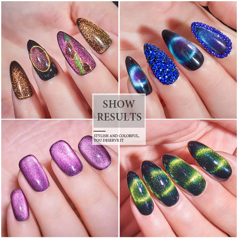RBAN NAIL 6 мл 9D Galaxy Cat Eye гель УФ-гель для ногтей Магнитный Хамелеон замачиваемый гель лак для ногтей долговечный Маникюрный Инструмент