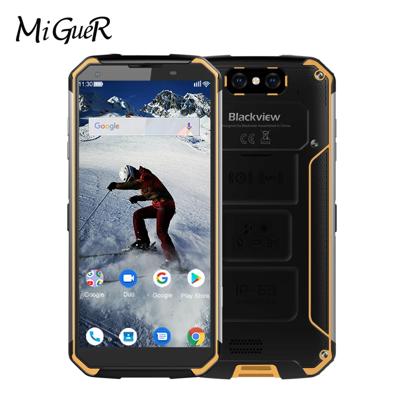 Blackview BV9500 PLUS 5," 18:9 FHD мобильный телефон IP68 водонепроницаемый 10000 мАч Android 9,0 MT6763T Восьмиядерный 4 Гб+ 64 Гб Смартфон