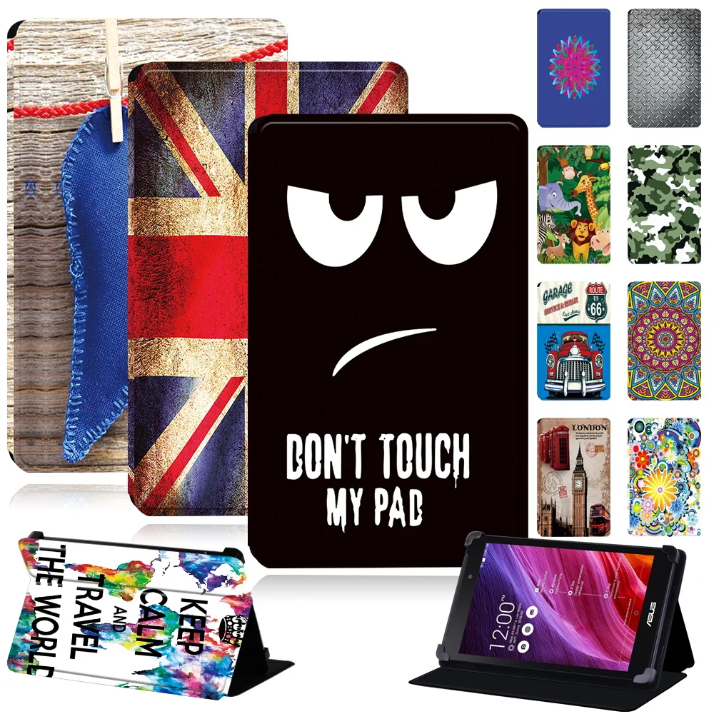 Чехол для планшетов Asus ZenPad 10/ 8/7/ZenPad S 8/ZenPad C 7 универсальный кожаный чехол с защитой