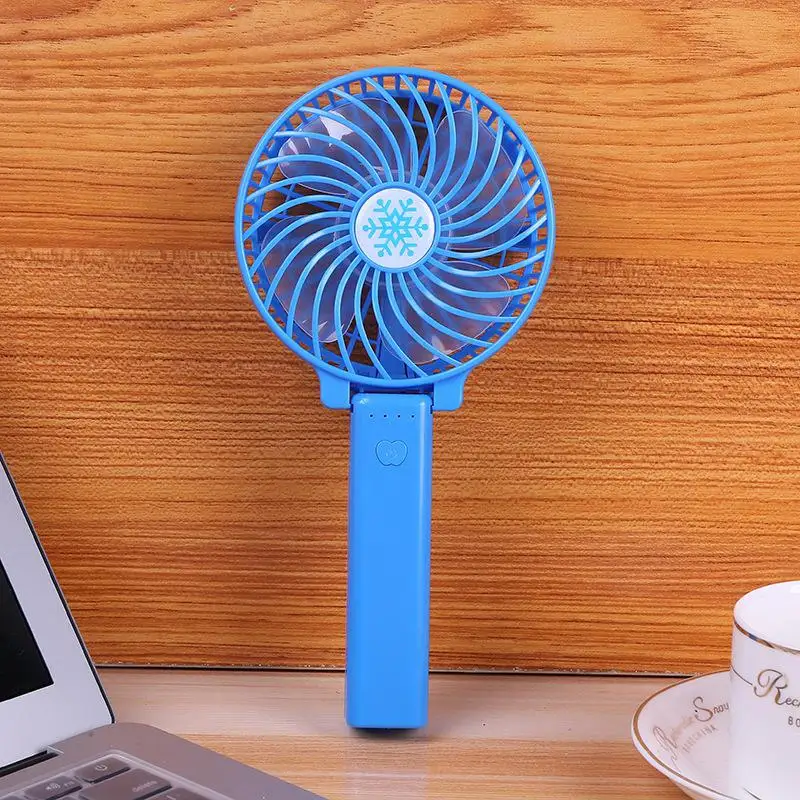 Blue Hobbylan мини портативный вентилятор кулер Ручной usb зарядка мини настольный вентилятор перезаряжаемый ABS Портативный для офиса на открытом воздухе путешествия горячая распродажа - Цвет: Blue
