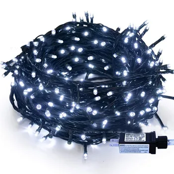 Beiaidi 300/400/500LED Fairy String Licht Kerstboom Twinkle Licht DC24V Outdoor Waterdichte Garland Tuin Bruiloft party