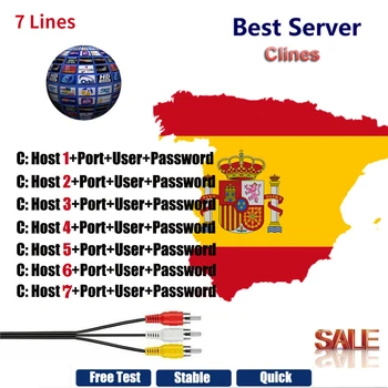

Cccams 7lines 1 Year Specially for Germany S K Y Europe cccam Spain Portugal Germany Poland Italy satellite TV receiver Oscam
