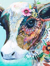Cow 5d diamond painting animal flowers cow full square round diamond embroidery mosaic cross stitch home decoration gift 5d diamond painting animal butterfly full square round diamond embroidery mosaic cross stitch home decoration gift