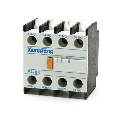 

F4-4 4NC Auxiliary Contact Block Connector for Contactor