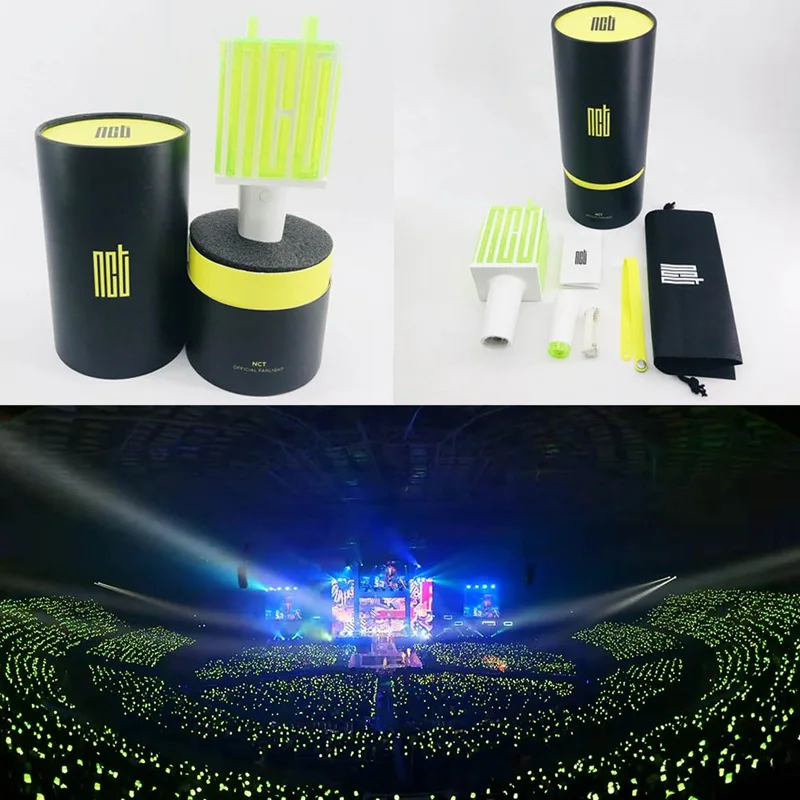 

LED NCT 127 Fan-made Stick Lamp Hiphop Lightstick Music Concert Lamp Fluorescent Stick Aid Rod Fans Gift Stationery Set