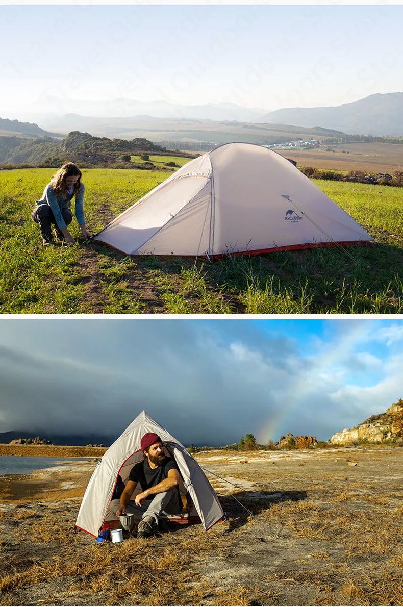 Naturehike Cloud-Up Camping Tent Ultralight 1, 2, 3 man