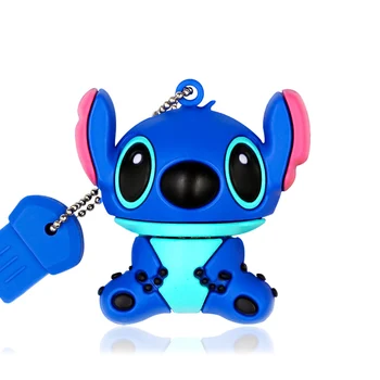 

Genuine cartoon Lilo&Stitch USB flash drive 4GB 8GB 16GB 32GB U disk Cute thumb memory stick 64GB pen drive usb flash