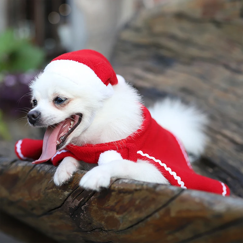 Рождество кошка собака плащ для домашних животных на год костюм плащ для питомца кошки собаки одежда рождественские вечерние домашние животные собаки кошки косплей костюм наряжаться