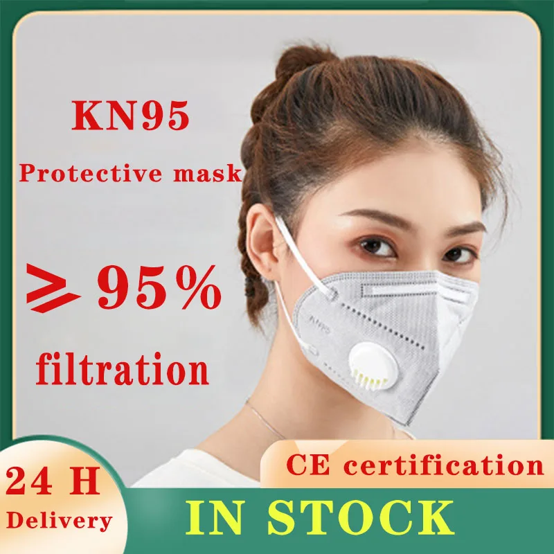 

1/10pcs KN95 Ffp3 Mask Anti Infection Face Mask Anti Dust N95 Mask Activated Carbon Filter Mascarillas Proteccion Respirator
