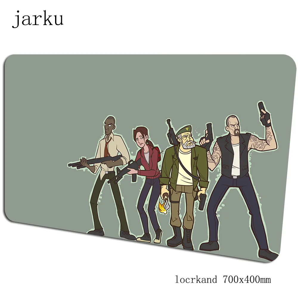 Left 4 Dead коврик для мыши геймерский персональный 700x400X3 мм игровой коврик для мышки для ноутбука ПК ноутбука индивидуальный эргономичный коврик для мыши - Цвет: Size 700x400X3MM