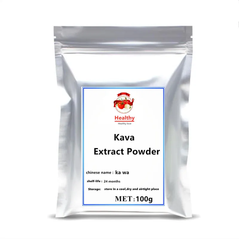 

High quality Kava kava Extract Powder 100% natural kavalactone prevent anxiety enhance memory Sleep Improve free shipping