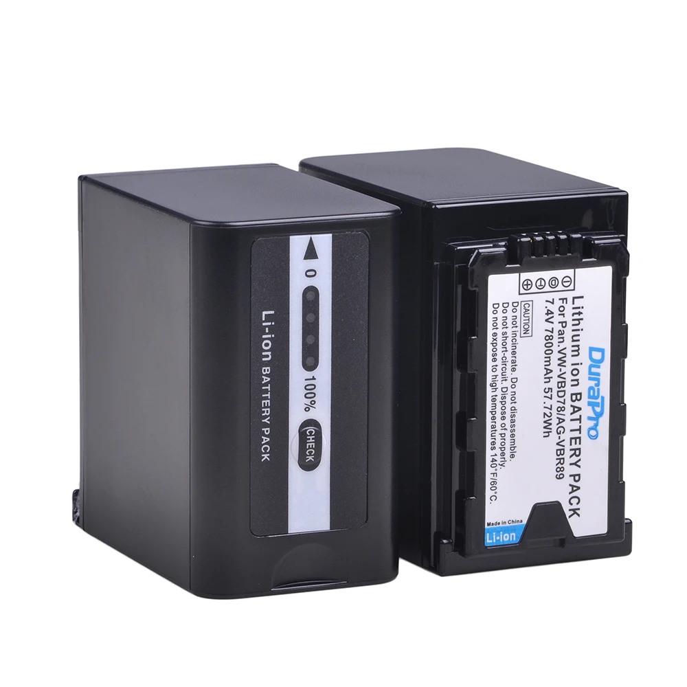 Bateria com Led Indicador de Energia para Panasonic Px270 Px285mc Px298 Hc-x1000 7800mah Aj-hpx260mc Ag-vbr89 Vw-vbd78 Hpx265mc - Image 3