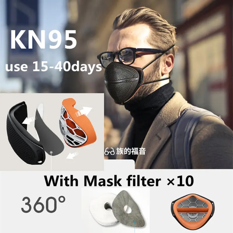 

Ship Immediately KN95 Mask PM2.5 Mouth Nose Disconnect-type Mask N95 Anti-dust Safety Masks Activated Carbon Patented Product