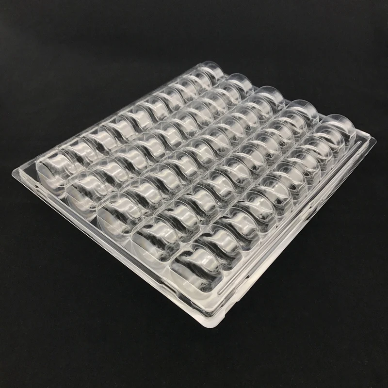 Clear PET Closeable French Macaron Storage Trays - Holds 50 Macarons Per Set Pack of 4Sets |