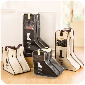 

Creative Foldable Non-woven Shoe Bag Dustproof Shoes Storage Bag Portable Travel Dust Boots Cover Long Boots Protector Organizer