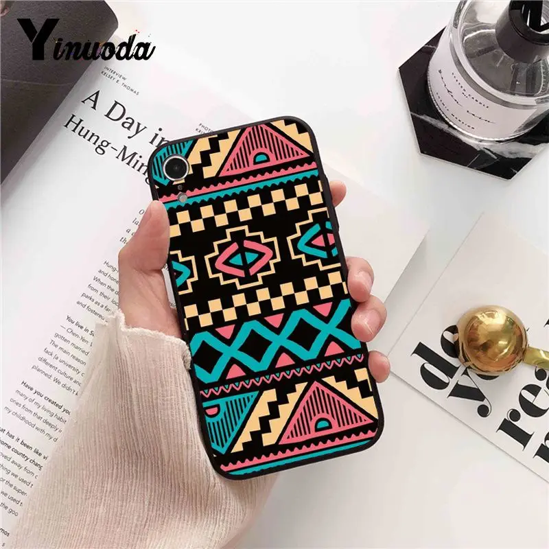 Pastel Tribal Aztec Triangle On Nebula