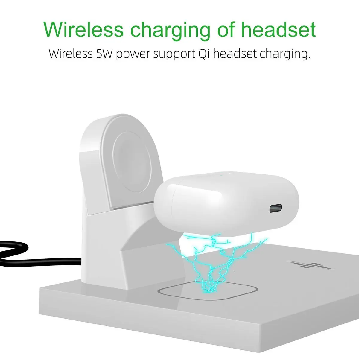 TWS Chargable Electric Anti loss Lanyard Chargable Apple Headphones Anti slip Anti off Lanyard Air Pods2 Wireless Bluetooth Crea