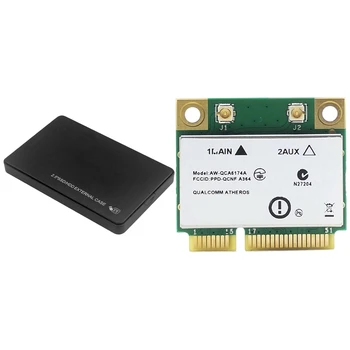 

2.5 Inch USB3.0 Hard Disk Box Enclosure with 1200M 2.4G / 5G Dual Frequency PCIE Wireless Network Card + Bluetooth 4.1