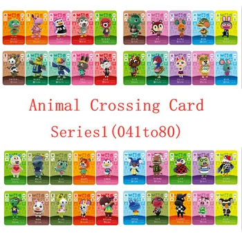 

NS Game Series 1 (041 to 080) Animal Crossing Card Amiibo Card Work for English version