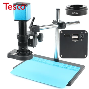 

2019 FHD 1080P Industry Autofocus SONY IMX290 Video Microscope Camera U Disk Recorder CS C Mount Camera For SMD PCB Soldering