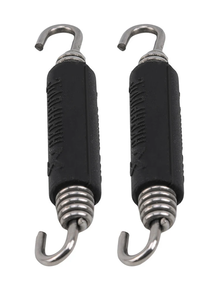 Molle Scarico Moto In Acciaio Inox - Gancio Per Marmitta Universale, 2 Pezzi Da 85mm - Foto 5