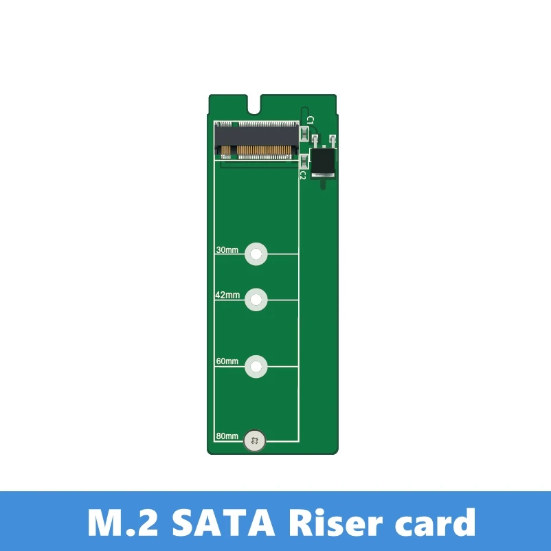 

M.2 SATA NGFF to SATA 7+15 adapter card notebook computer compatible interface