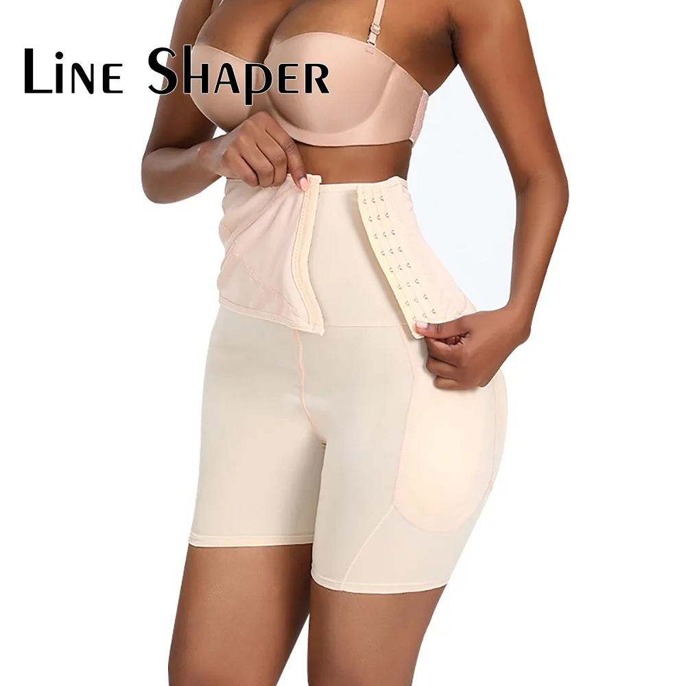 Women High Waist Body Shaper Butt Lifter Firm Control Shapewear Boyshorts