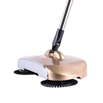 

Stainless Steel Sweeping Machine Push Type Broom Dustpan Handle Household Vacuum Cleaner Hand Push Sweeper