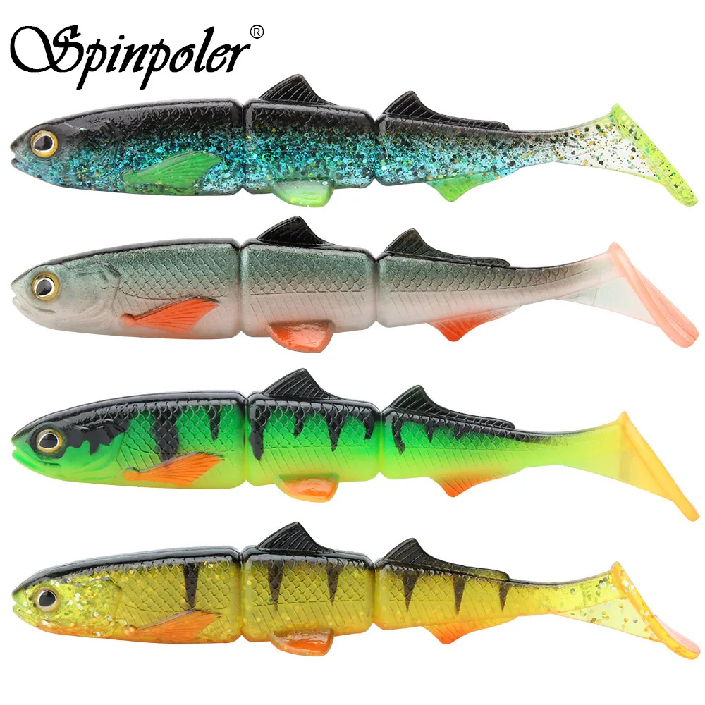 Мягкая приманка для ловли щуки виброхвост Воблер морской/пресноводной рыбалки |