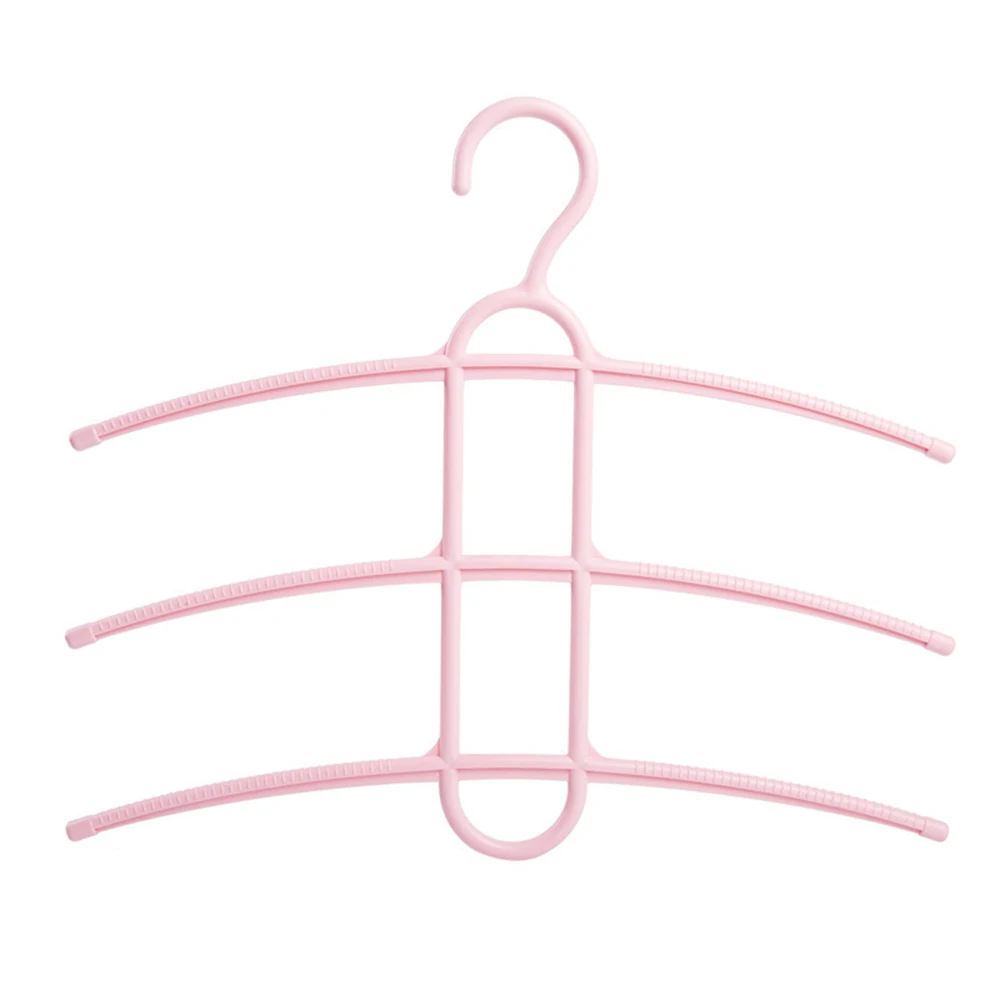 Многофункциональная вешалка для одежды, телескопическая складная вешалка для одежды с крючками, органайзер для детской кровати - Цвет: 7