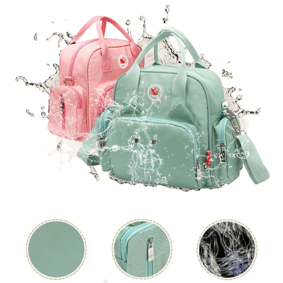 Mom Diaper Bag Waterproof Nylon Baby Nappy Bag Women Travel Backpakc for Baby Nursing Maternity Bag
