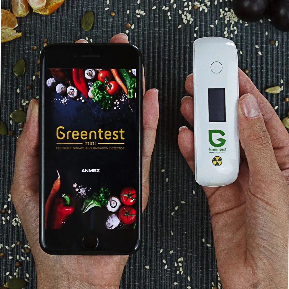 Greentest ECO Mini 3in 1 излучение/жесткость воды/нитратный тестер диетические нитраты овощи/мясо/рыбы Surpport Bluetooth