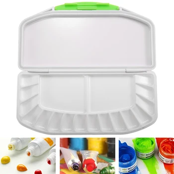 

1pcs Paints Tins Palette Airtight Leak-proof Solid Paint Palette Box Art Supply for Acrylic Painting Oil Paint