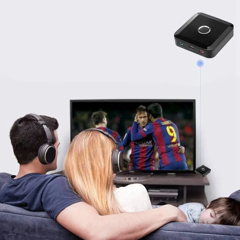 Bluetooth передатчик и приемник, 2 в 1 беспроводной аудио адаптер музыкальный приемник автомобильный комплект домашняя стереосистема комплекты передатчиков с