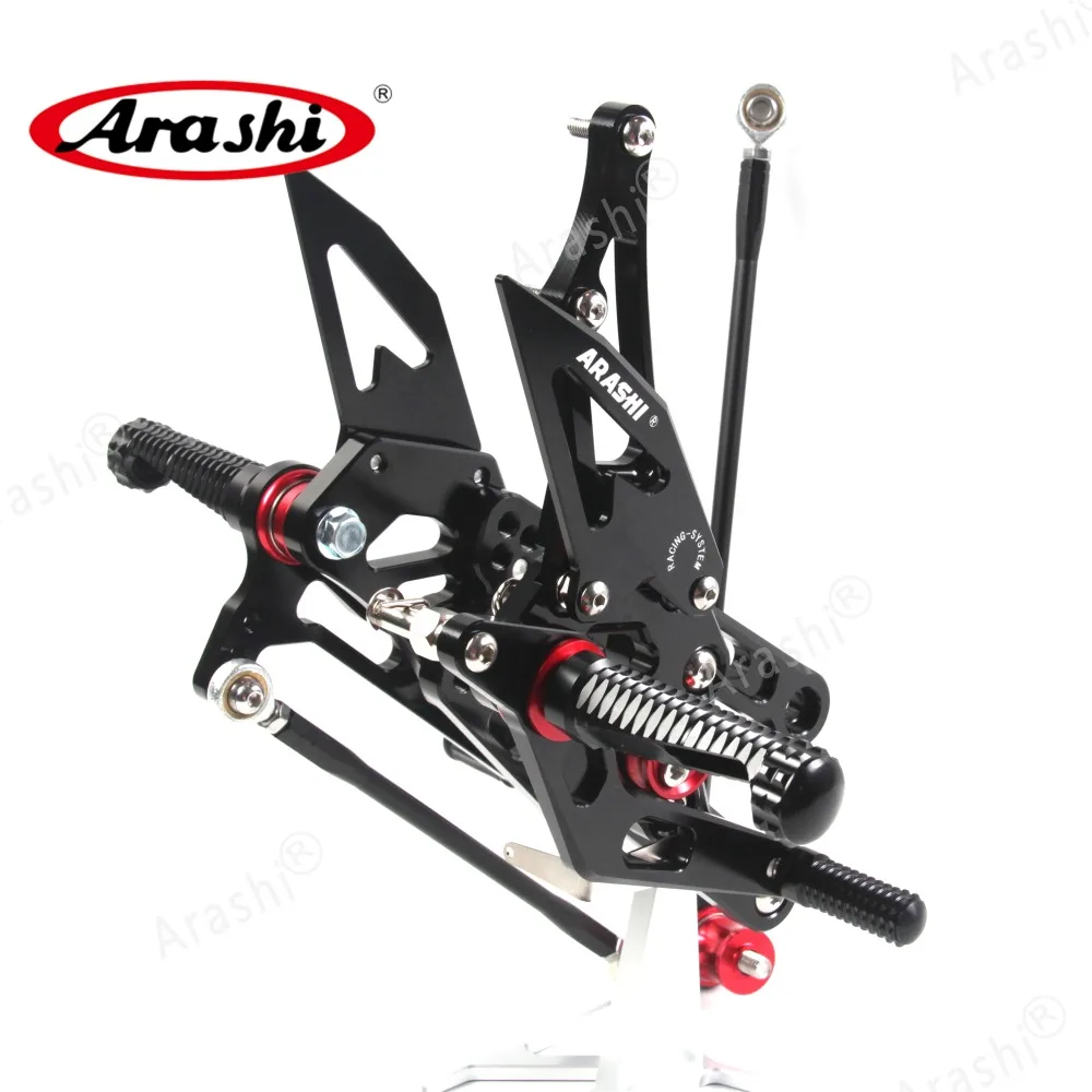 Arashi для HONDA CBR1000RR 2004-2007 регулируемая подножка подножки Rider задние наборы Rearset CBR 1000 RR 04 05 06 07 алюминий