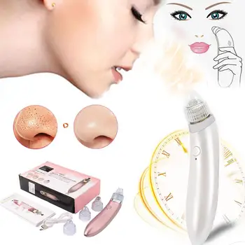 

Remove Blackhead Machine White Pink Mini Cleaning Acne Face Vacuum Wrinkle