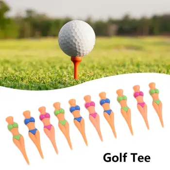 

Random Color Ball Seat Golf Nail Outdoor Activity Divot Tools Plastic Bikini Lady Girl Christmas Gifts Tee