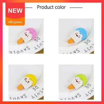

1piece Cartoon Ice Cream Eraser Popsicle Shape Kawaii Correct Learn Stationery Color Random Supplies Children Eraser To V7V8