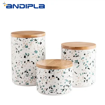 

Ceramic Food Storage Jar Kitchen Organizer Tea Storage Box Coffee Milk Powder Candy Sealed Tank Creative Cute Home Decor Bottle