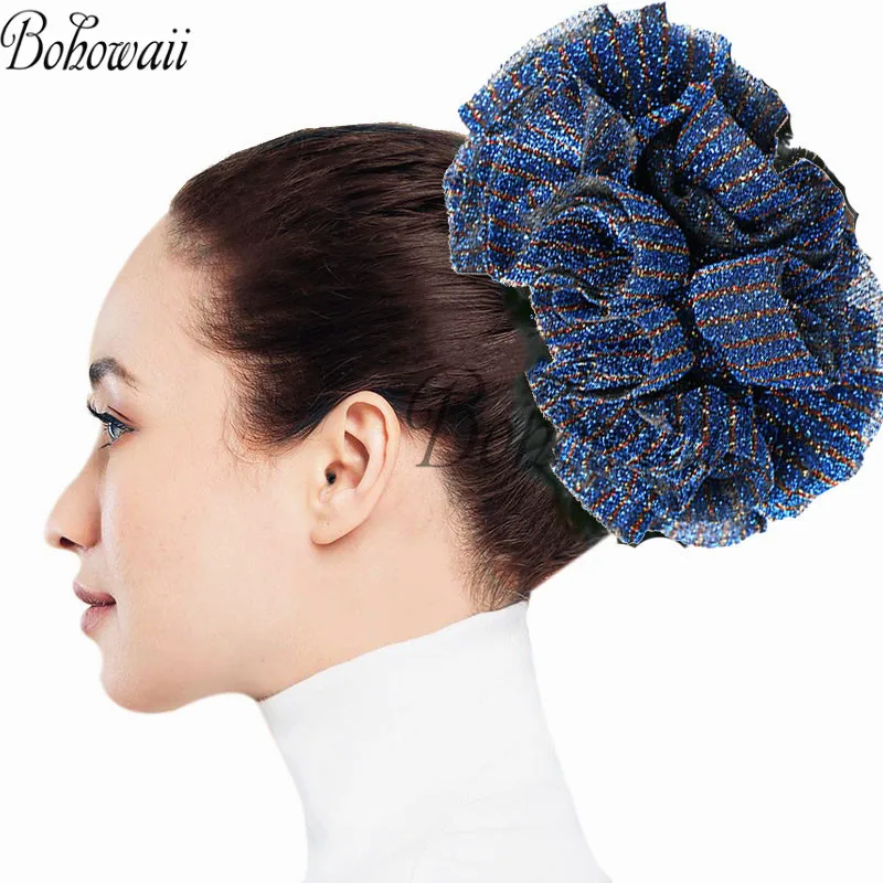 Bohowall Accessori Per El Cabello Fasce Per Capelli Belle Scrunchies Gumki Do Wloseed Elastici Per Capelli Per Donne Musulmane Capelli