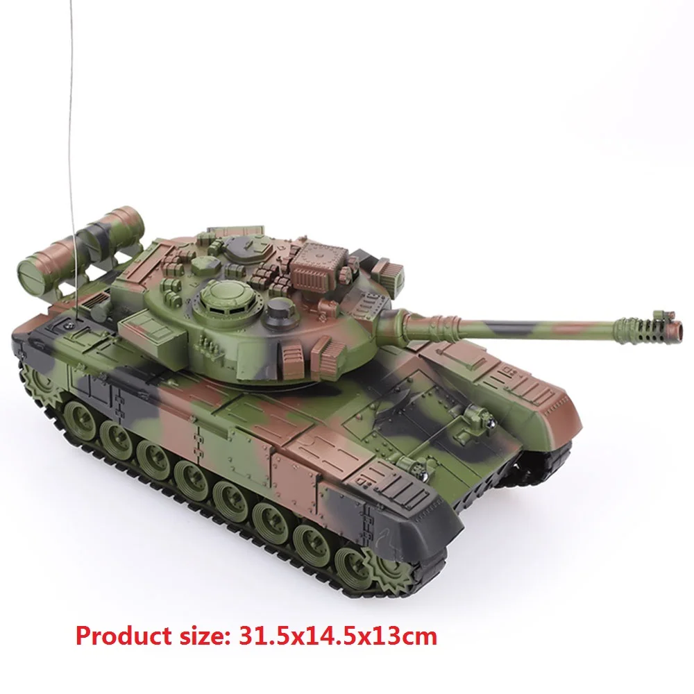 1:20 RC военные танк на радиоуправлении world of tanks игрушечный автомобиль с дистанционным управлением модель танка игрушки для детей в день рождения детей, мальчика подарок - Цвет: XJ13A Army Green