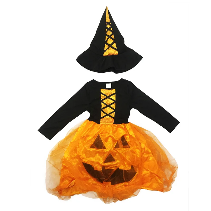 Aitonoble New Costume Child Cute Girls Costume Supergir Dress Girl's Dress Cosplay Halloween For Kids All Saints'