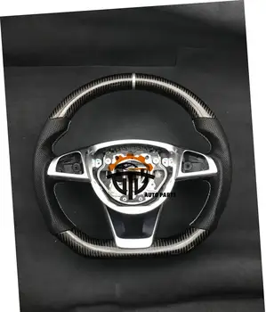 

Red carbon fiber steering wheel For Benz W205/W213