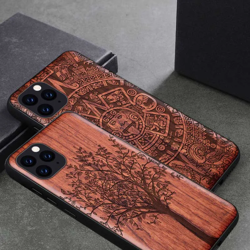 

Phone Case For iPhone 11 iPhone11 Pro Original Boogic Wood TPU Case For iPhone X XR XS Max 8 7 6 6s plus Phone Accessories