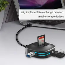 Usb-концентратор, адаптер USB 3,0 концентратор Usb3.0 концентратор расширитель высокоскоростной USB сплиттер портативный удлинитель концентратор данных совместимый для книги