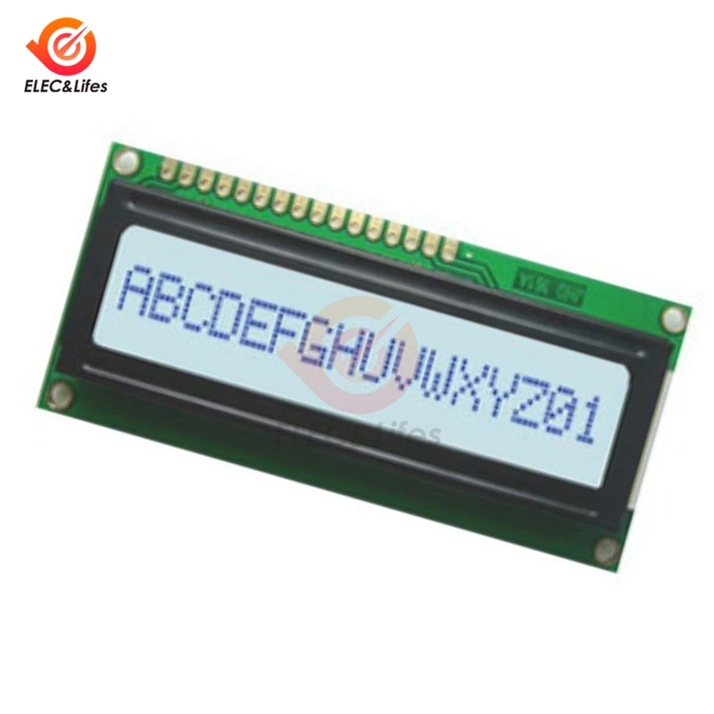 16x1 1601 161 Charactrer LCD Module Display Screen LCM STN Y/YG With Backlight 